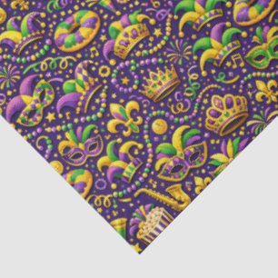 Mardi Gras Party Puff Tissue Paper