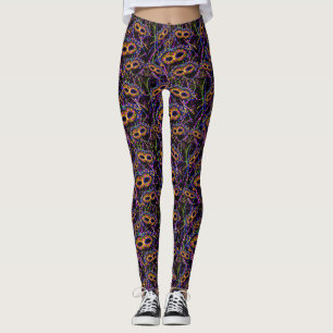 Mardi Gras Pattern Leggings