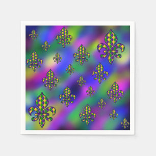 Mardi Gras Pattern Napkin