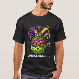 Mardi Gras Picklebyll Mardi Gras Jester Hat Pickle T-Shirt