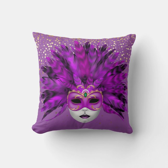 Mardi Gras Pillow (Front)