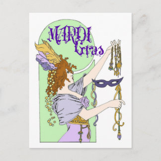 Mardi Gras Postcard
