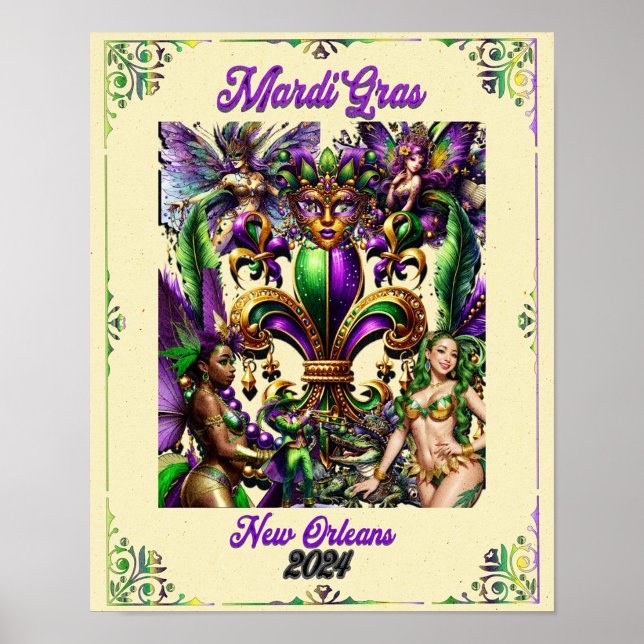 Mardi Gras Poster 2024 (Creator Uploaded)