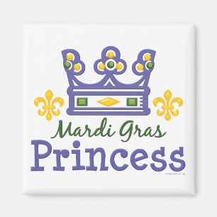 Mardi Gras Princess Magnet