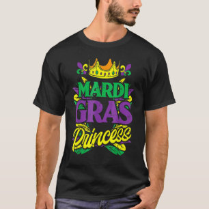 Mardi Gras Princess  Mardi Gras Carnival Women Gir T-Shirt