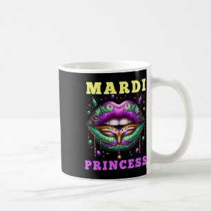 Mardi Gras Princess Mardi Gras Lips 2025 Womens Coffee Mug