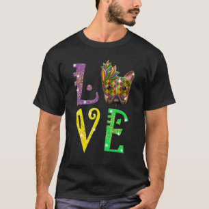 Mardi Gras Pug Dog Funny Puppy 1 T-Shirt