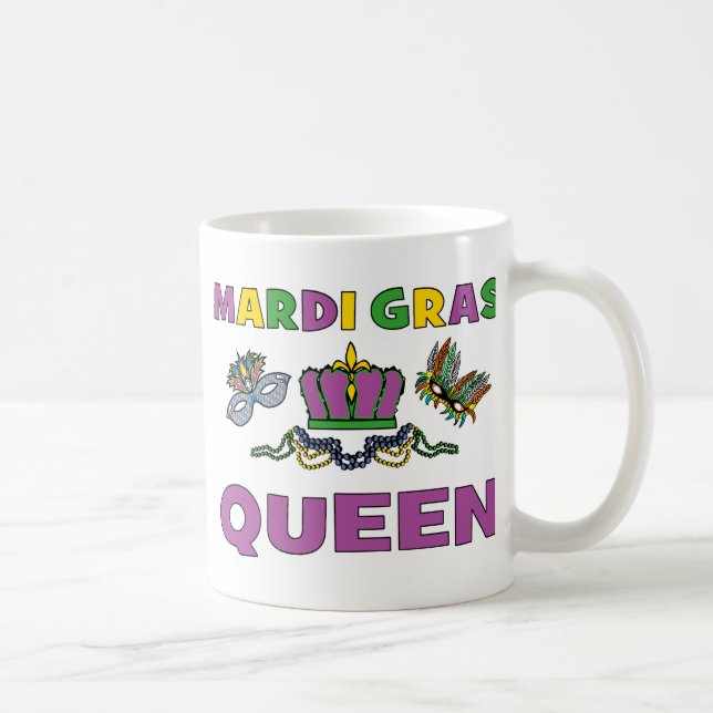 Mardi Gras Queen Coffee Mug (Right)