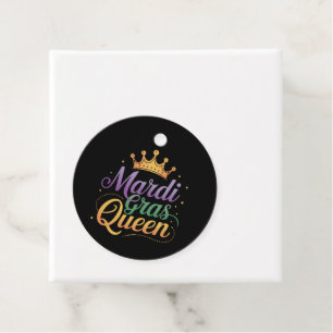 Mardi Gras Queen Parade Costume Party  Favour Tags