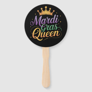 Mardi Gras Queen Parade Costume Party  Hand Fan
