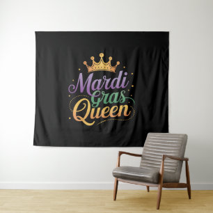 Mardi Gras Queen Parade Costume Party  Tapestry