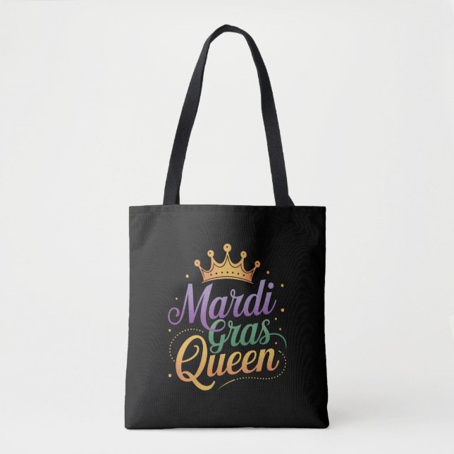 Mardi Gras Queen Parade Costume Party  Tote Bag (Front)