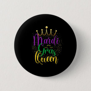 Mardi Gras Queen Parade Costume Party Women Gift M 6 Cm Round Badge