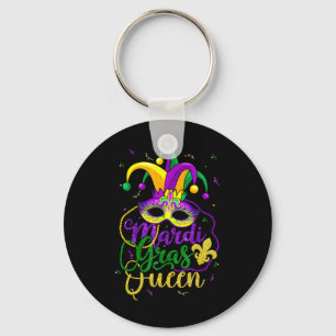 Mardi Gras Queen Parade Costume Party Women Gift M Key Ring