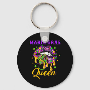 Mardi Gras Queen Parade Costume Party Women Gift M Key Ring