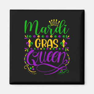 Mardi Gras Queen Parade Costume Party Women Mardi Magnet