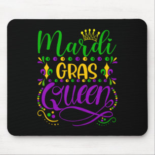 Mardi Gras Queen Parade Costume Party Women Mardi  Mouse Pad