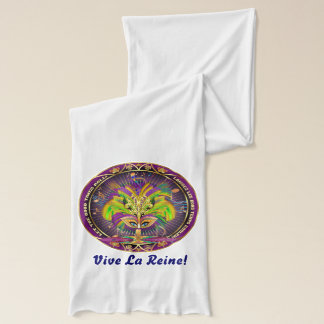 Mardi Gras Queen Voodoo & Priestess Light Scarf