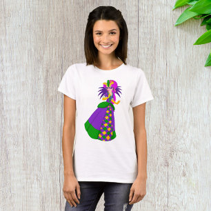 Mardi Gras Queen Womens T-Shirt