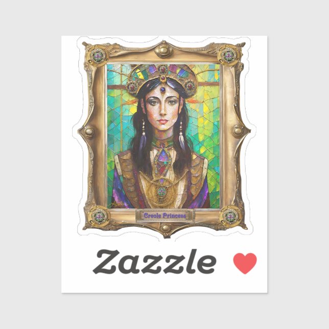Mardi Gras Realm Portraits - The Creole Princess (Sheet)