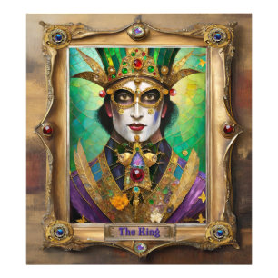 Mardi Gras Realm Portraits - The King Photo Print