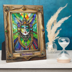 Mardi Gras Realm Portraits - The Priestess Plaque