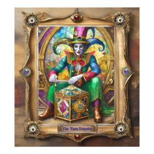 Mardi Gras Realm Portraits - The Time Traveller Photo Print