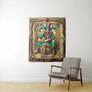 Mardi Gras Realm Portraits - The Time Traveller Tapestry