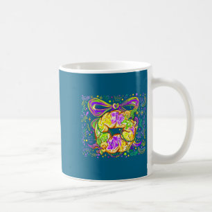 Mardi Gras Retro King Cake Design Coffee Mug