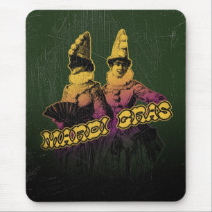 Mardi Gras Revelers Mouse Pad