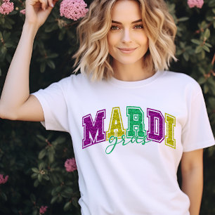 Mardi Gras Revelry Graphic - Festive Carnival  T-Shirt