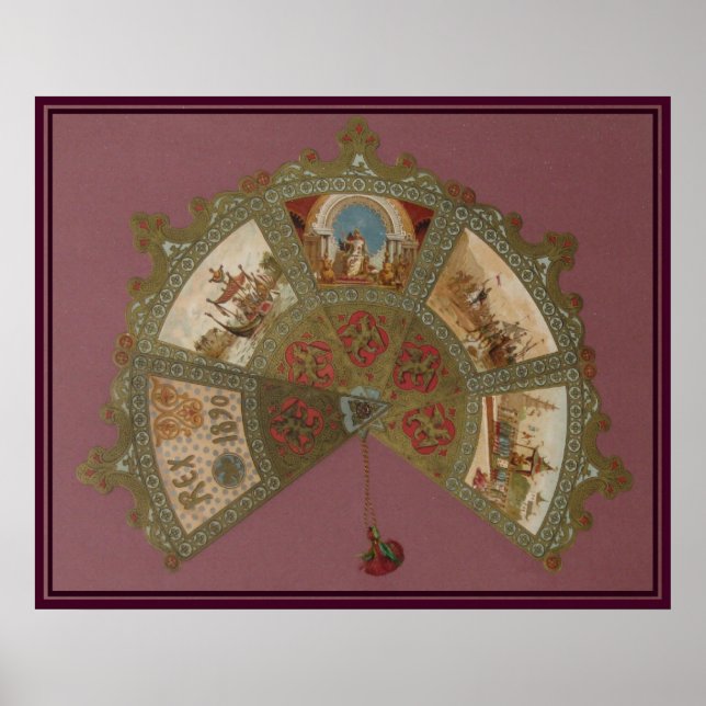 Mardi Gras Rex Ball 1890 Poster (Front)