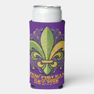 Mardi Gras Selzars Lovers Seltzer Can Cooler