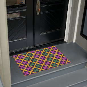Mardi Gras Seven Circles Doormat