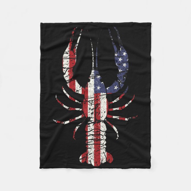 Mardi Gras Shirt Fleur De Lis Crawfish Shirt Ameri Fleece Blanket (Front)