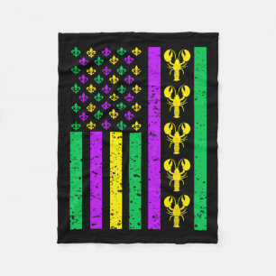 Mardi Gras Shirts For Men Mardi Gras Outfit For Wo Fleece Blanket