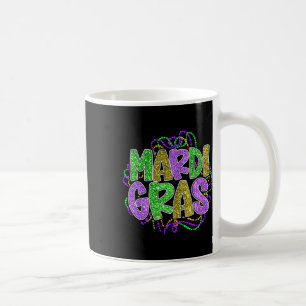 Mardi Gras Shirts For Woman Leopard Pattern Funny Coffee Mug
