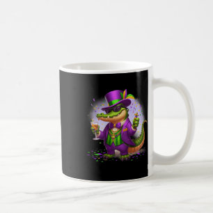 Mardi Gras Skull Top Hat New Orleans Witch Doctor Coffee Mug