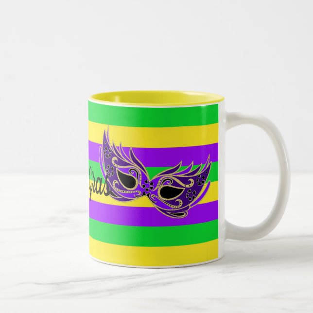 Mardi Gras Souvenir Coffee Mug Tea Cup (Right)