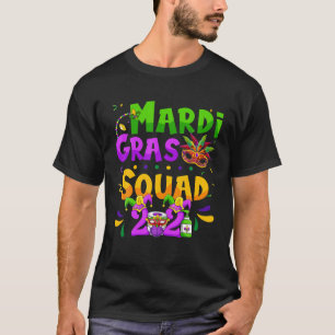 Mardi Gras Squad 2021 Louisiana New Orleans Family T-Shirt