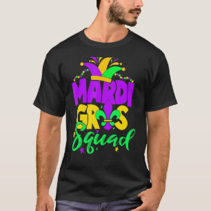 Mardi Gras Squad Matching Carnival Parade Party T-Shirt
