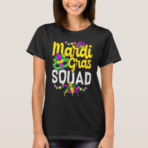 Mardi Gras Squad Matching Family Group 2023 New Or T-Shirt