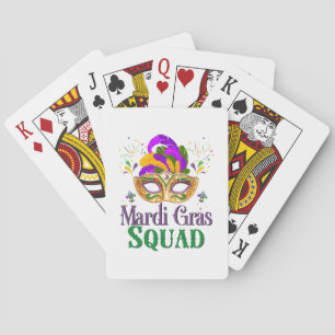 Mardi Gras Squad Playing Cards