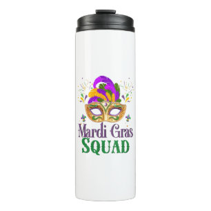 Mardi Gras Squad Thermal Tumbler