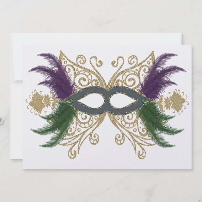 Mardi Gras - SRF Invitation (Front)