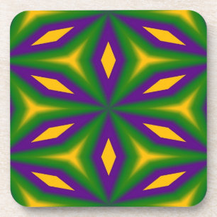 Mardi Gras Star Coaster
