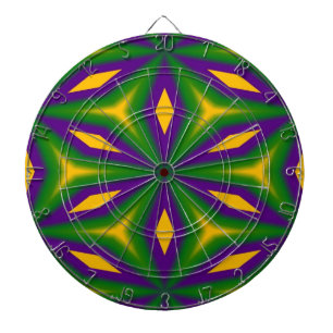 Mardi Gras Star Dartboard