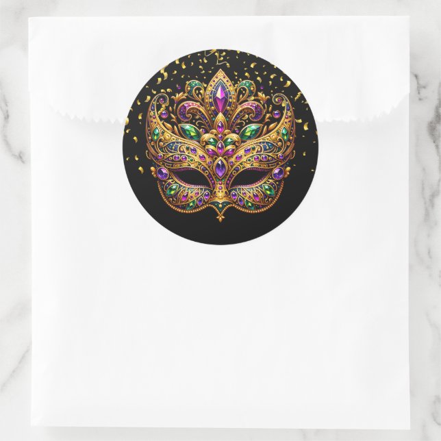 Mardi Gras Sticker (Bag)