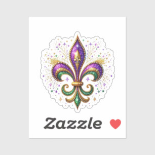 Mardi Gras Sticker