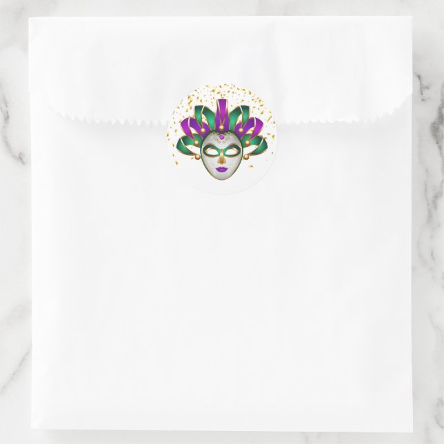 Mardi Gras Sticker (Bag)